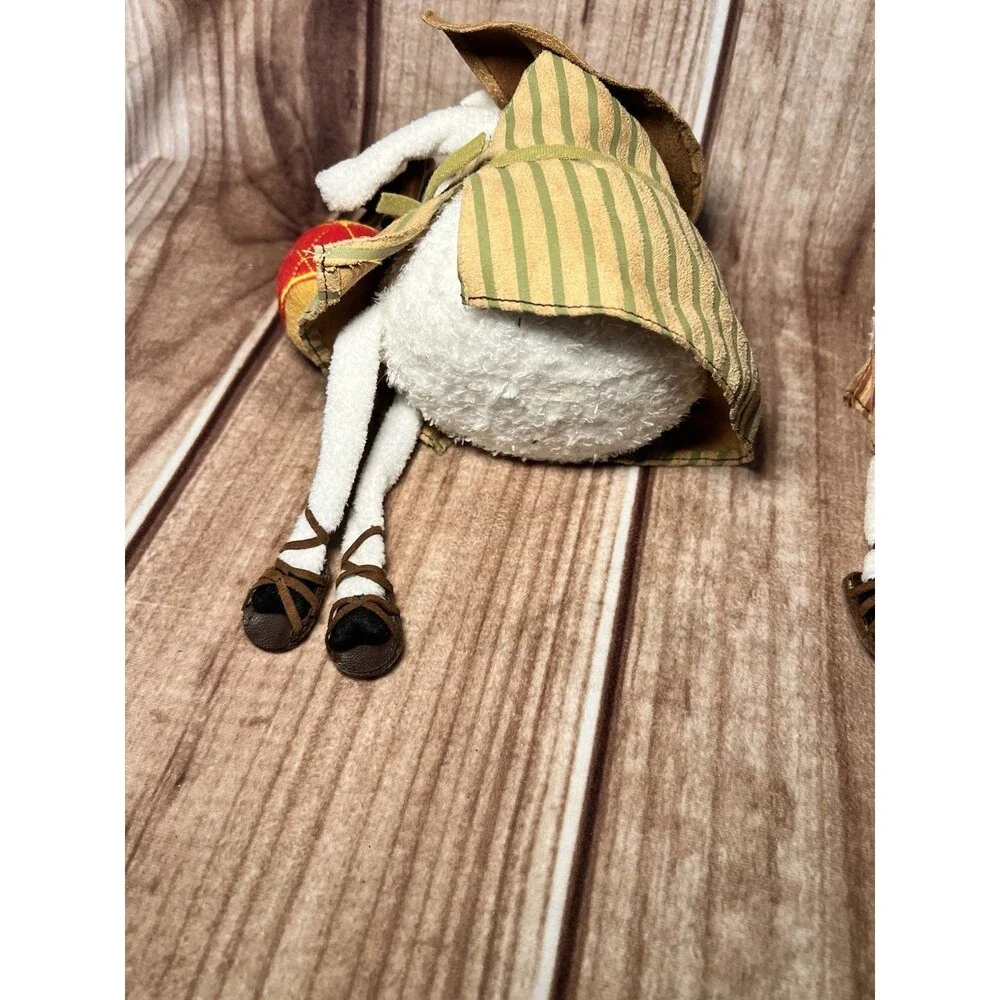 REALLY WOOLY NWT SET OF 3 NATIVITY LAMBS CHRISTMAS 2005 Vintage